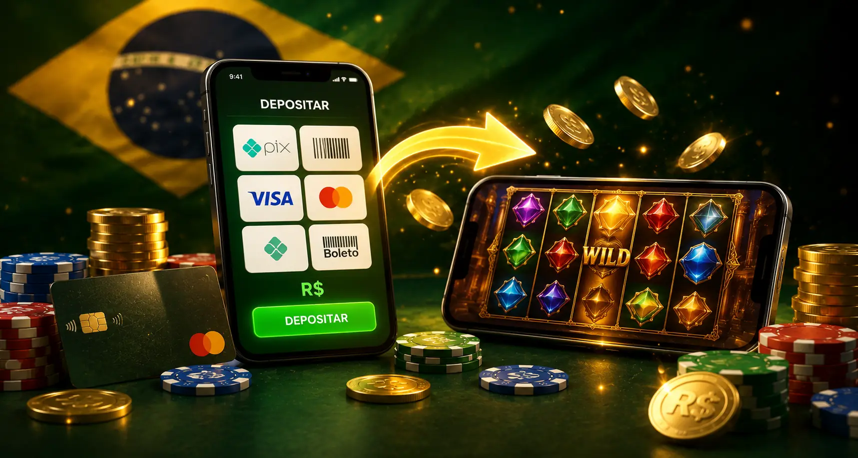 CasinoBet Brazil deposit cashier screen