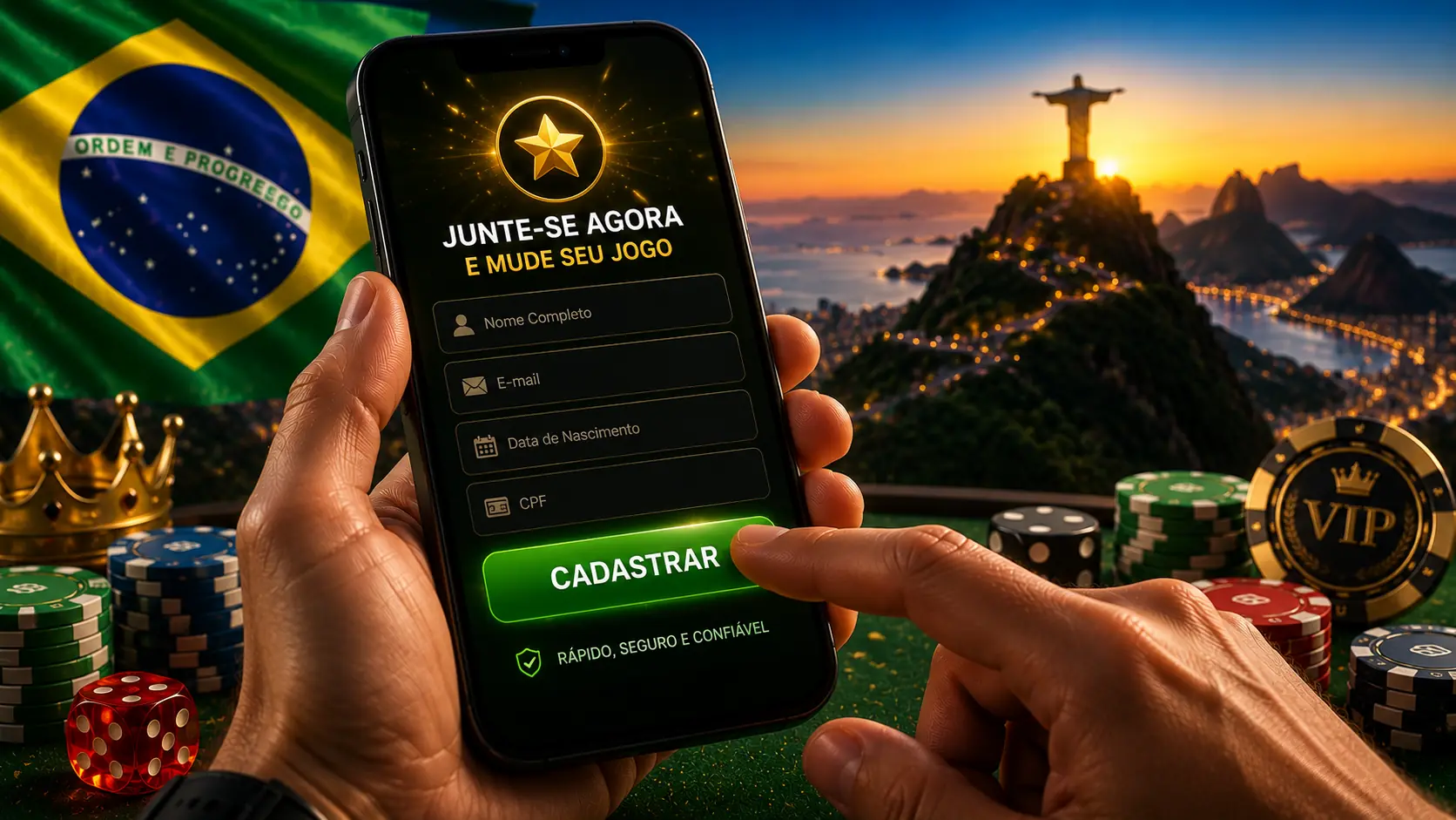 CasinoBet mobile registration steps for players in Brazil