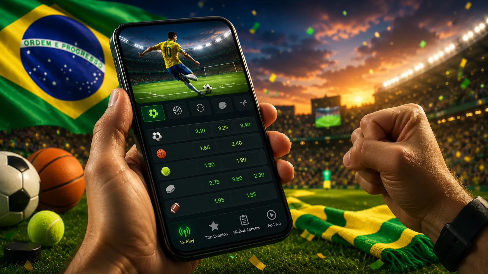 CasinoBet sports betting on mobile in Brazil